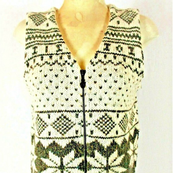 Boundary Waters womens Small sleeveless WOOL BLEND - Picture 2 of 12